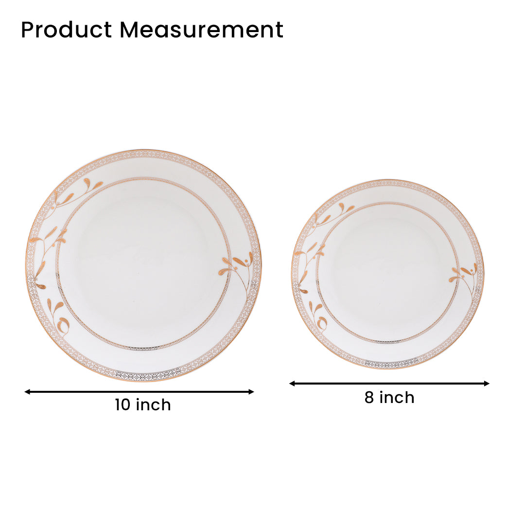 Golden Aria 38 Piece Dinner Set