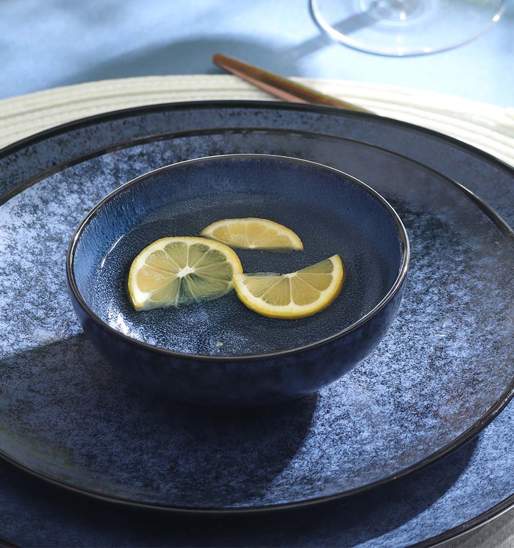 Nebula Blue Small bowls (Set of 6)