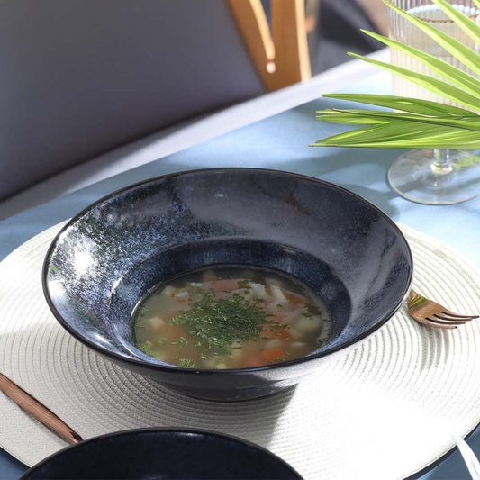 Nebula Blue Pasta Bowl