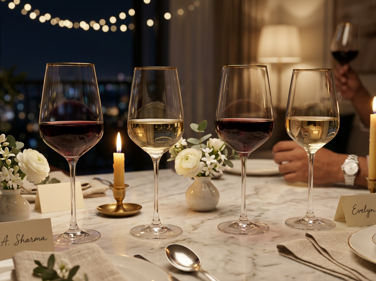 Signature Gold Line Wine Glass