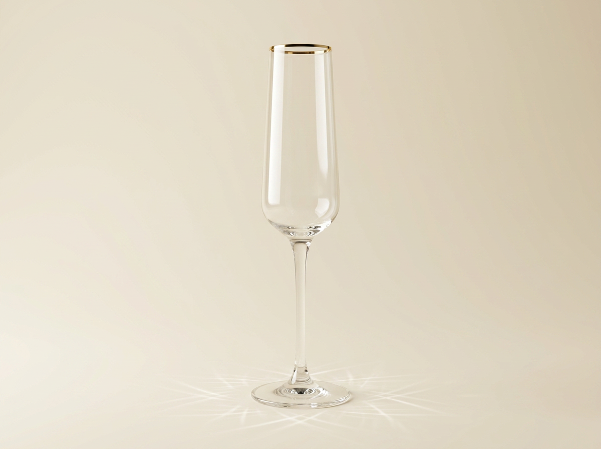 Signature Gold Line Champagne Glass