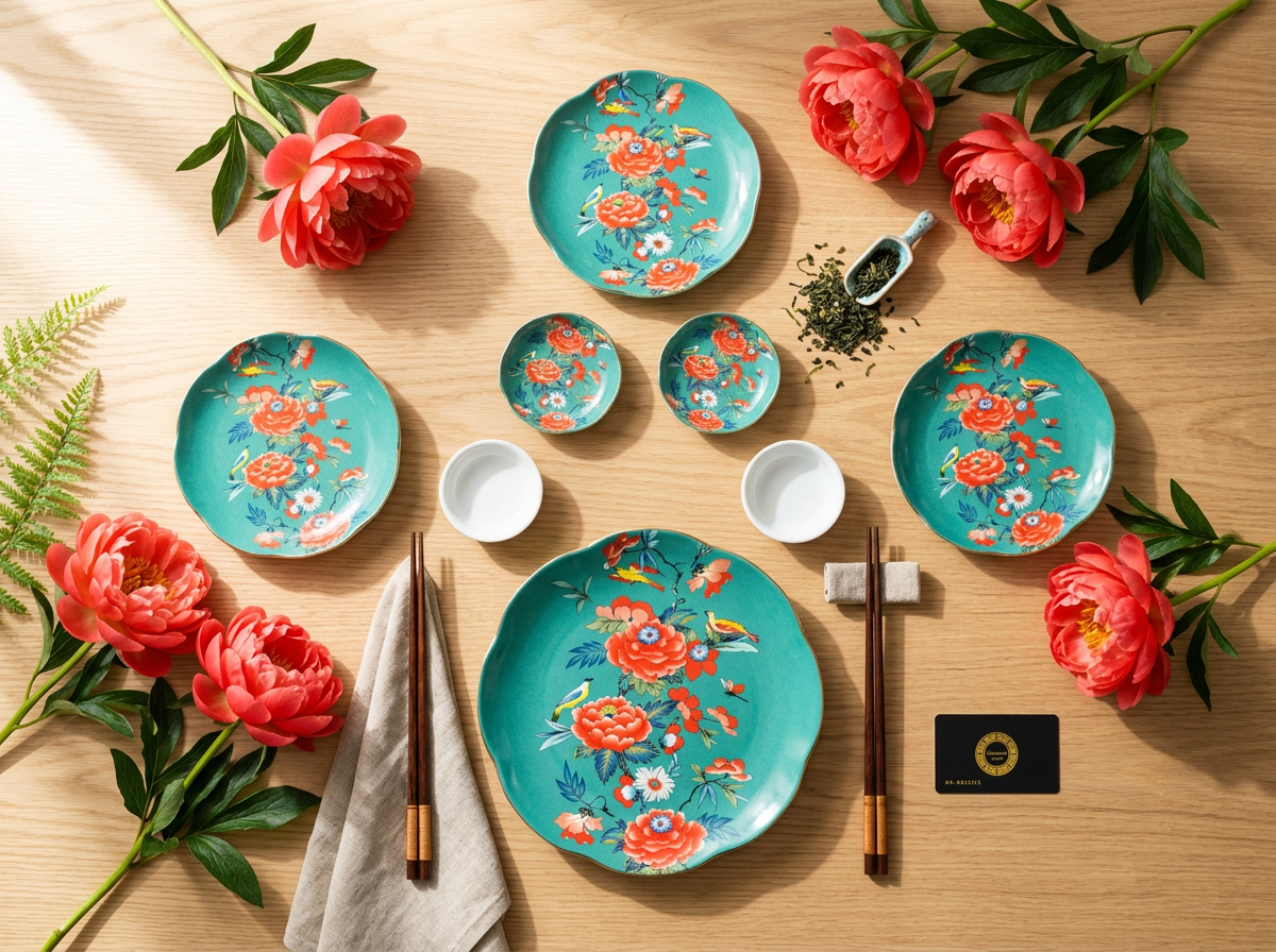 Littlewoods Midori Botan Serving Set