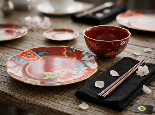Littlwoods Aka Botan Serving Set