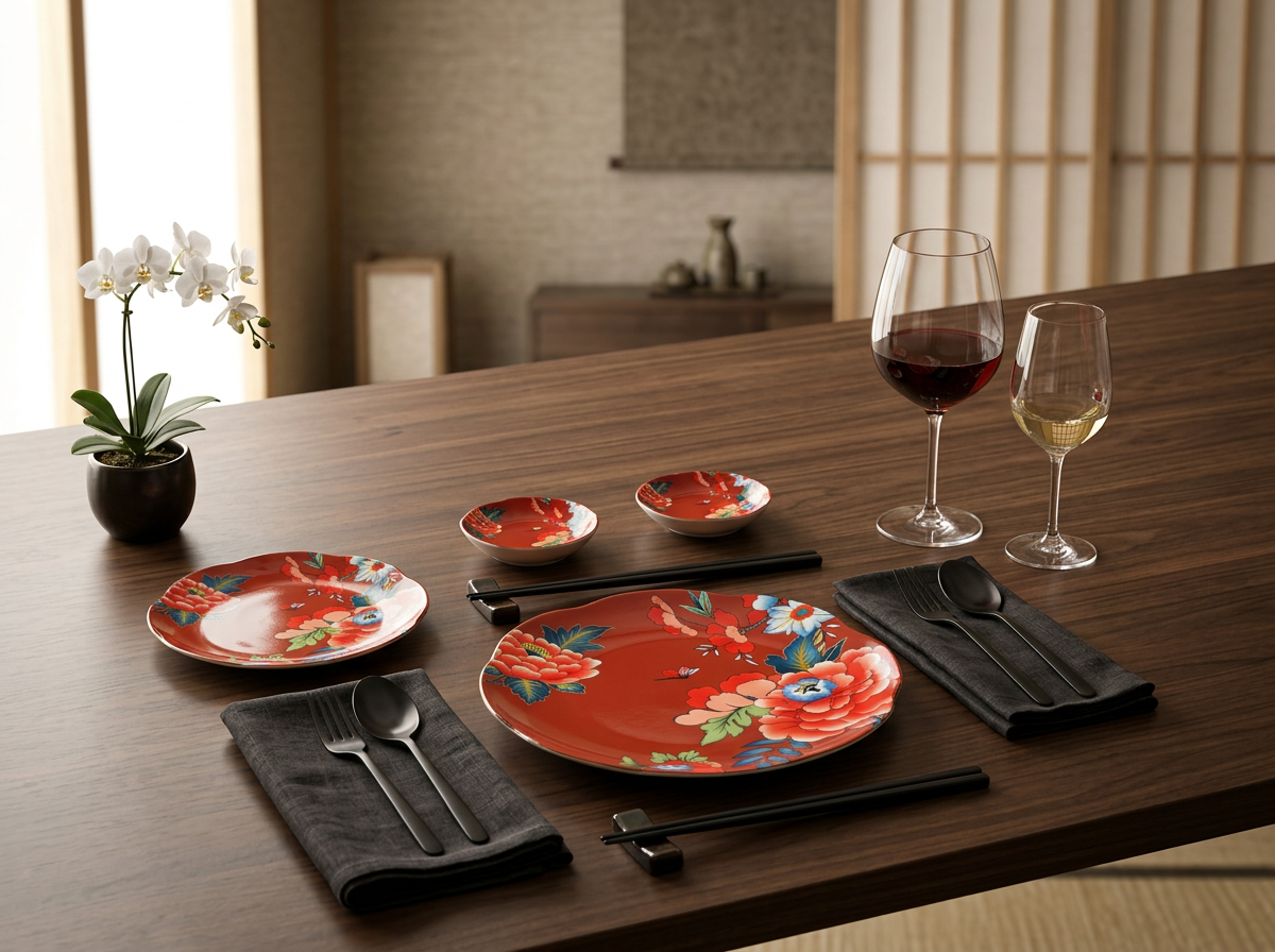 Littlwoods Aka Botan Serving Set