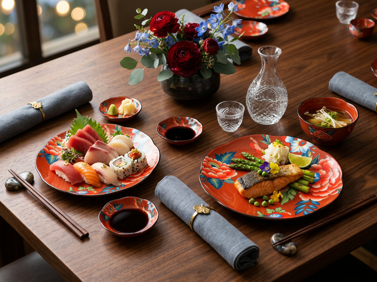 Littlwoods Aka Botan Serving Set