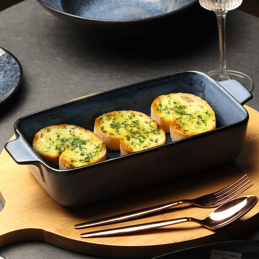 Nebula Blue Rectangle Serving Dish (Small)